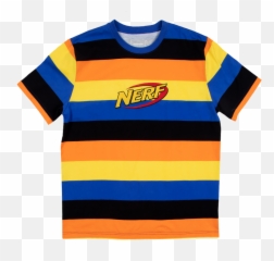 Pin - Nerf Striped Shirt Emoji,Wave Of Emotion Pullover