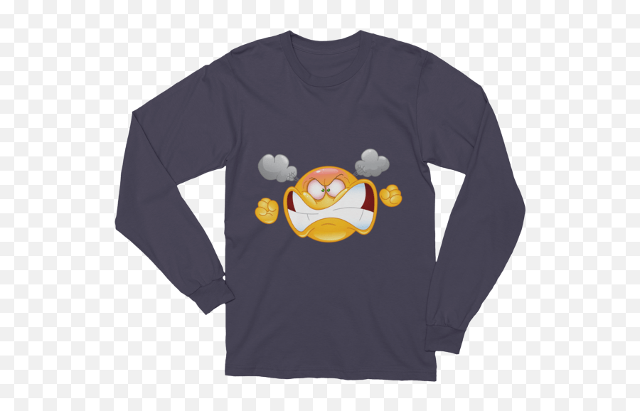 Unisex Furious Emoji Long Sleeve T - Silicon Valley T Shirts,Blue Emojis Furious Unisex Furious Emoji Long Sleeve T - Silicon Valley T Shirts,Blue Emojis Furious