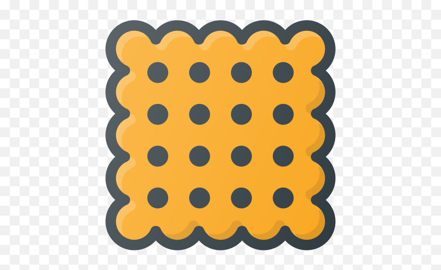 Food Eat Biscuit Sweet Free Icon Of Free Set Color Outline - Circle Square Gif Emoji,Biscuit Emoticon