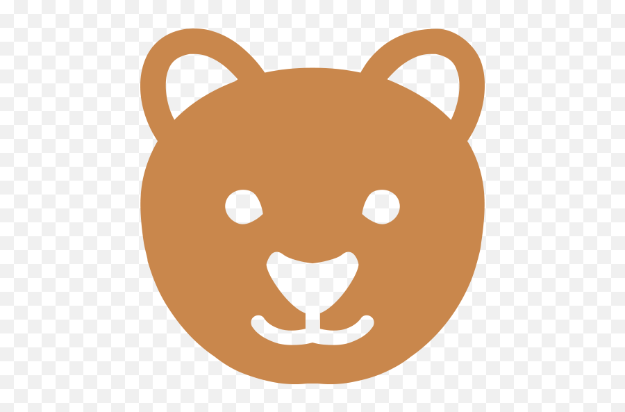 Bear Face Id 8664 Emojicouk - Happy,Bear Emoji
