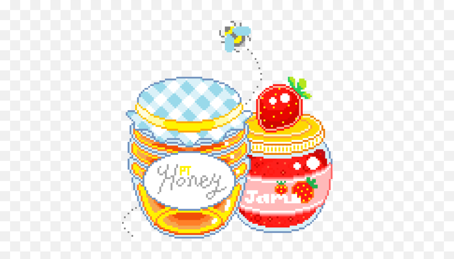 Sweet Pixels - Cute Food Pixel Png Emoji,Masterpost Kawaii Emoticon
