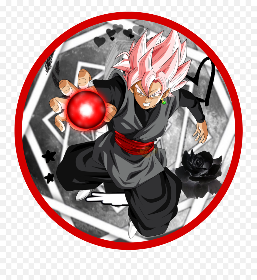 Dbz Goku Black Icon Sticker By Trunks - Rose Kai Emoji,Dragon Ball Android Emojis