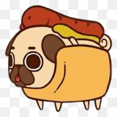 Kawaii Pug Png Image - Pug Kawaii Clipart Full Size Kawaii Pug Emoji,Puglie Pug Emojis