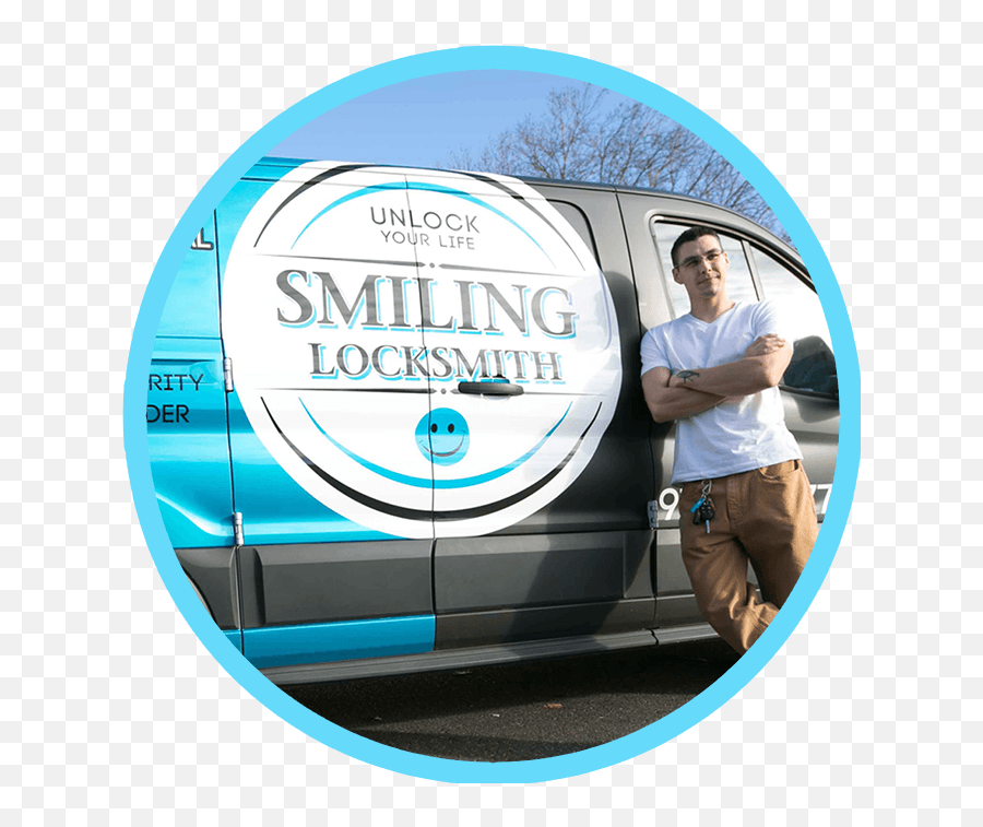 Portland Smiling Locksmith - Light Commercial Vehicle Emoji,Locksmith Emoticon