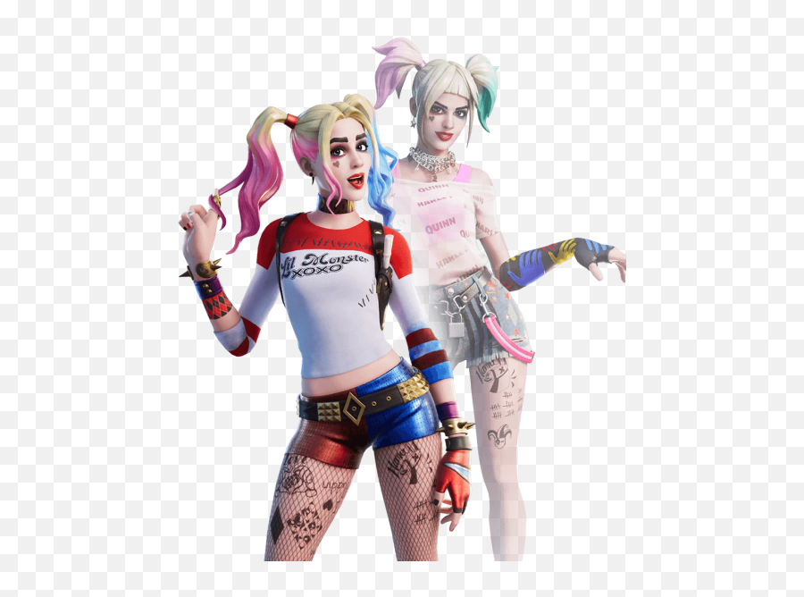 Harley Quinn Fortnite Skin Outfit Fortniteskinscom - Skin Fortnite Harley Quinn Emoji,Harley Quinn Shirts All Of Her Emotions