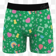 Shop The Magically Delicious Lucky Charms Ball Hammock Boxer - Lucky Charms Underwear Emoji,Emoji Like Meghan's Hat