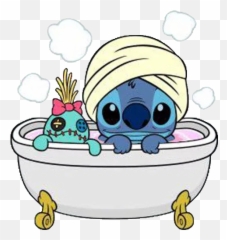 Stitch Sticker Pack - Stickers Cloud Lilo And Stitch In Bathtub Emoji,Bathtub Emoji Clipart