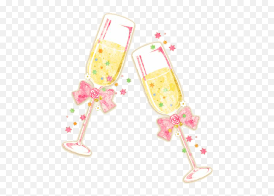 The Most Edited Cheers Picsart Emoji,Clinking Champagne Emoji