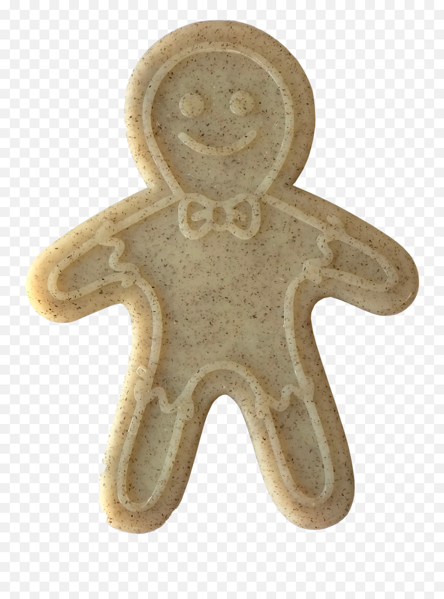 Sp Gingerbread Man Ultra Durable Nylon Dog Chew Toy For Aggressive Chewers - Brown Emoji,Borwn Chicken Emoticon