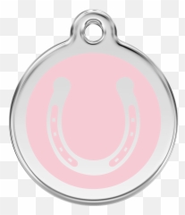 Red Dingo Enamel Tag Horseshoe Pink 01 - Hspk 1hspks Emoji,Horseshoe Emoticon On Fb