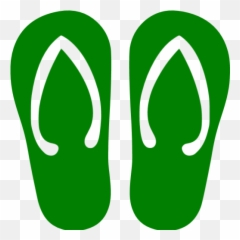 Green Flip Flop Icon - Free Green Clothes Icons Emoji,Flop Emoticon
