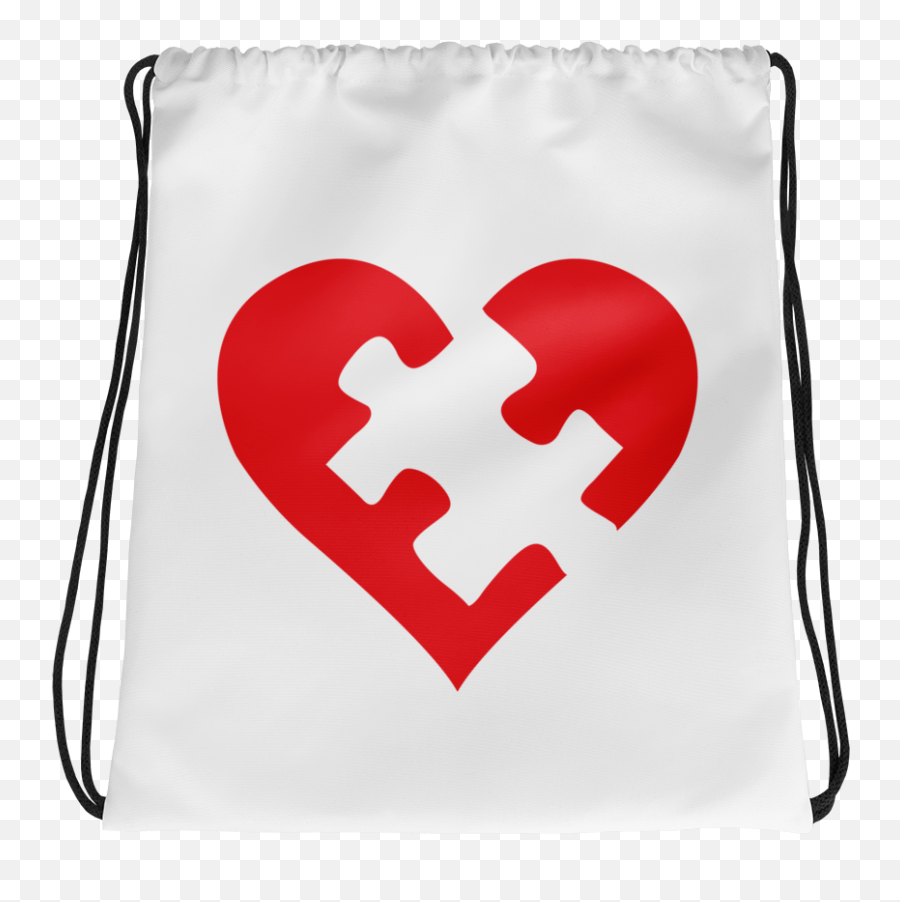 Heart Drawstring Bag Emoji,Heartbreaken Emoji