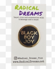 Black Boy Joy - Radical Dreams Lapel Pin Emoji,Guy Wearing Glasses Text Emoji