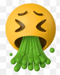 3d Emoji Illustration Pack U2014 Wannathis,Vomiting Emoji