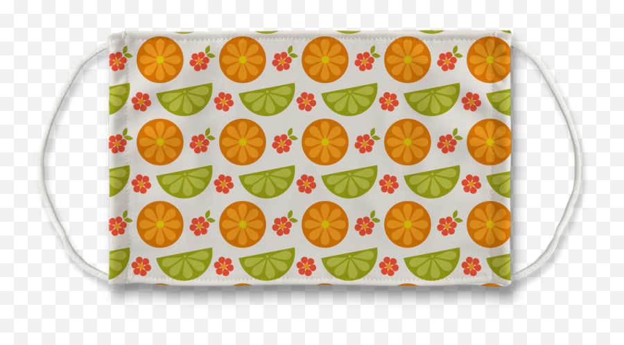Retro Fruit Flower Patterns - Maskscom Emoji,Retro Emojis