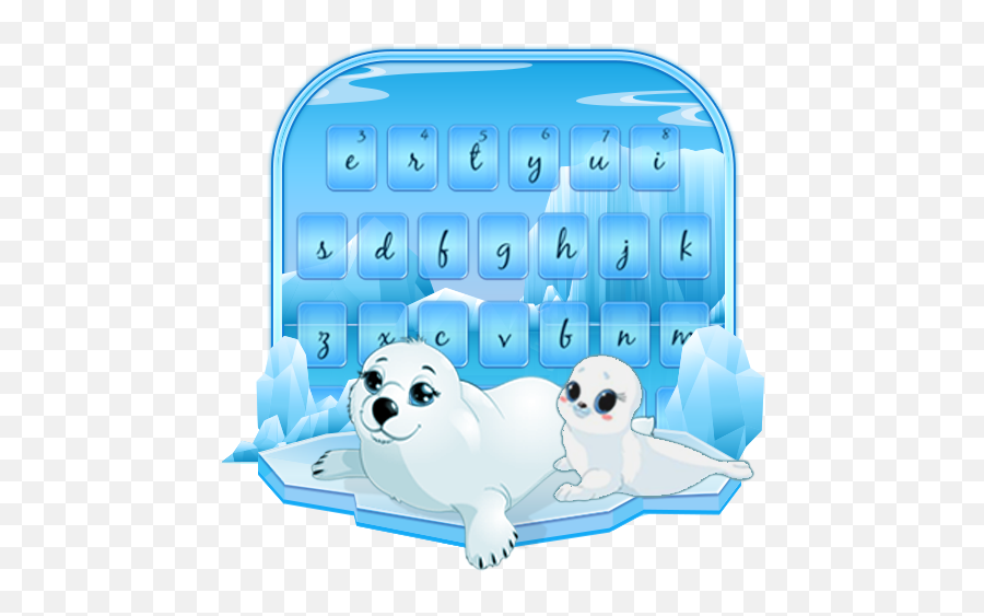 Antarctic Cute Seal Keyboard Theme U2013 Apps Bei Google Play - Happy Emoji,Sea Lion Emoji