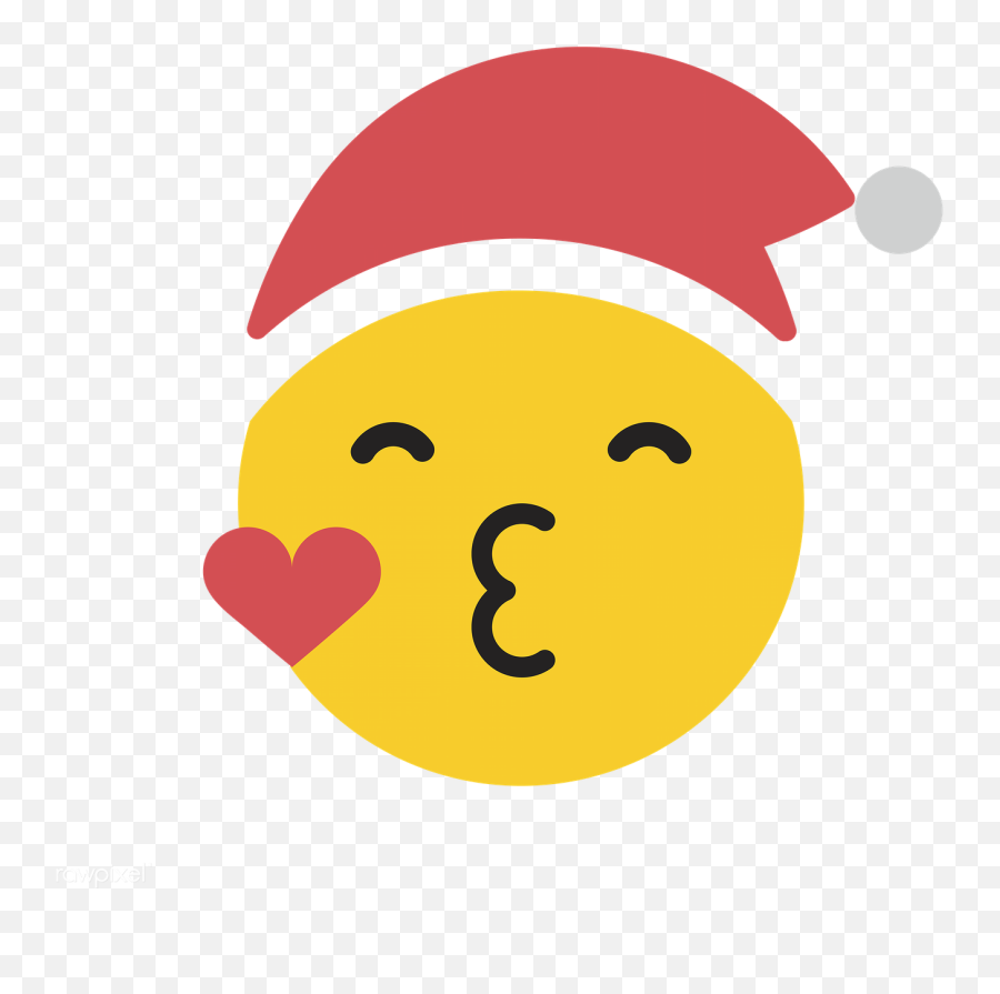 Kissing Santa Emoji Icon - Transparent Transparent Background Happy Santa Emoji,Santa Emoji