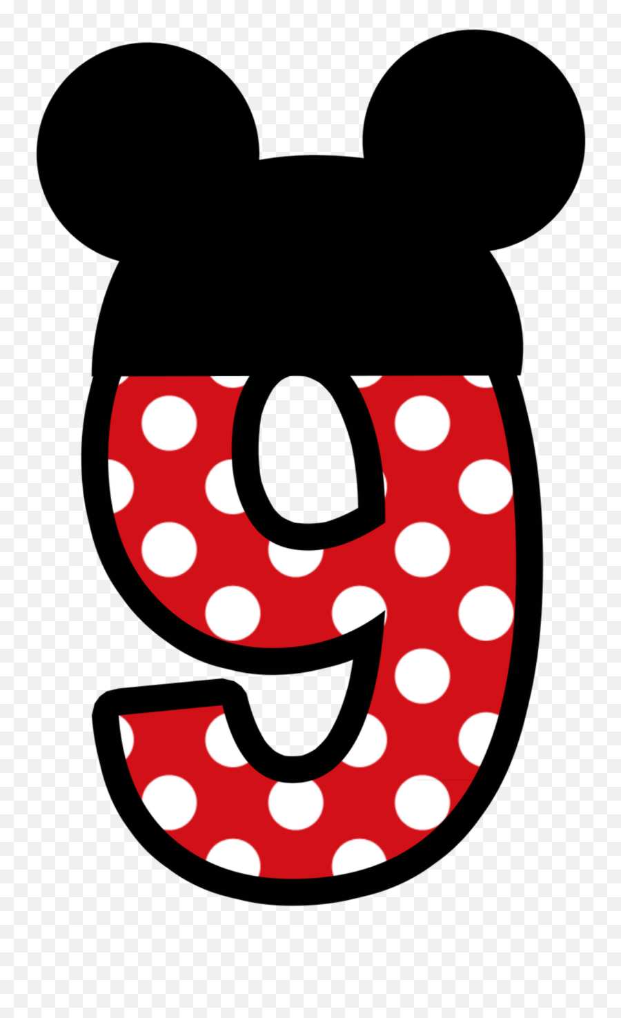 Number Numbers Number9 Disney Sticker By Koa - Number 2 With Mickey Mouse Head Emoji,Number 9 Emoji