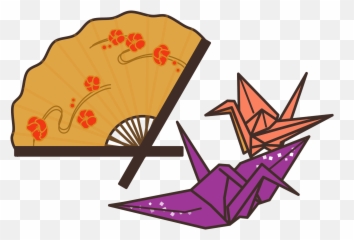 Hand And Fan Origami Clipart - Origami Clipart Emoji,Paper Fan Emoji