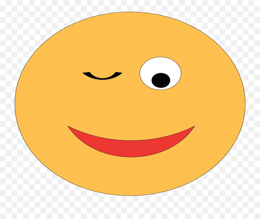 Download Emoji Wink 100 Cm - Happy,100 Emoji\