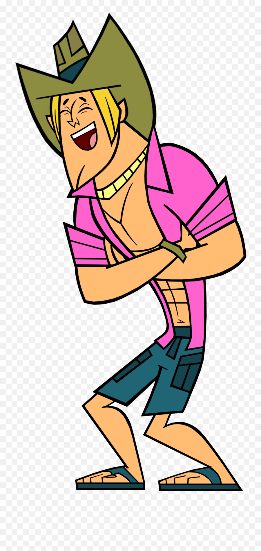 Total Drama Island Geoff Clipart - Geoff Total Drama Emoji,Fat Laughing Emoji