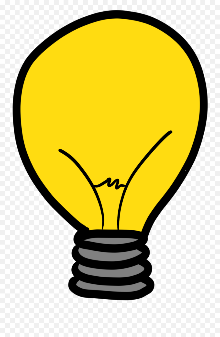 Lightbulb Clipart Reflection - Clipart Lightbulb Emoji,Light Bulb Emoji