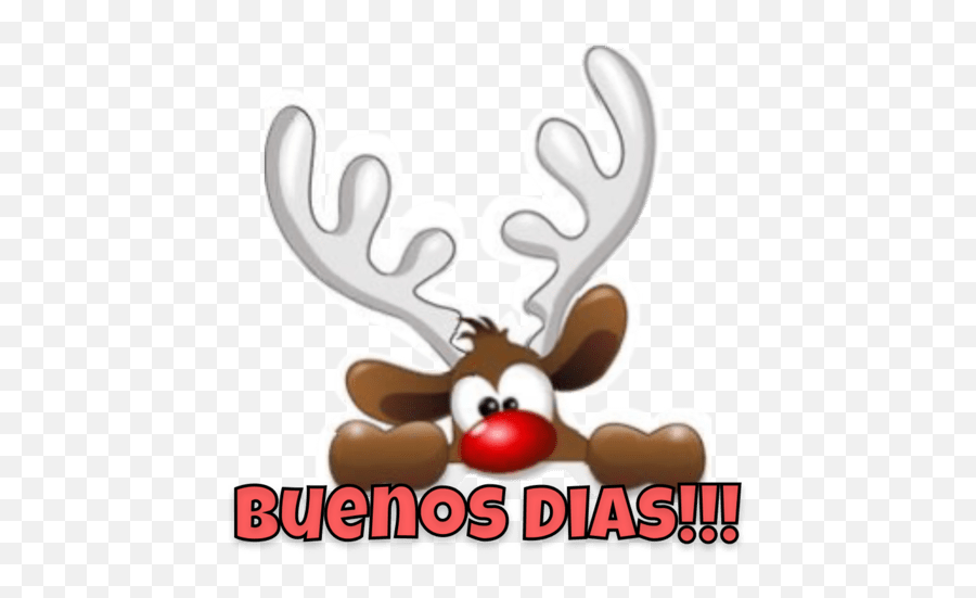 Navidad 2020 - Rudolph Clipart Reindeer Emoji,Deer In Headlights Emoji
