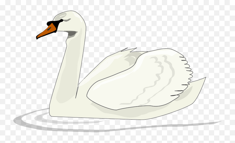 Swan Swimming Clipart - Swan Animation Emoji,Is There A Swan Emoji