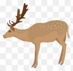Clipart Snow Deer Clipart Snow Deer - Deer Clipart Png Emoji,Buck Deer Emoji
