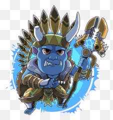 Chibi Grohk - Paladins Chibi Grohk Emoji,Paladins Emojis