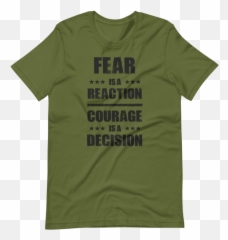 Buy Fear Is A Reaction Courage Is A - Unisex Emoji,Emotions Of Winston Churchill