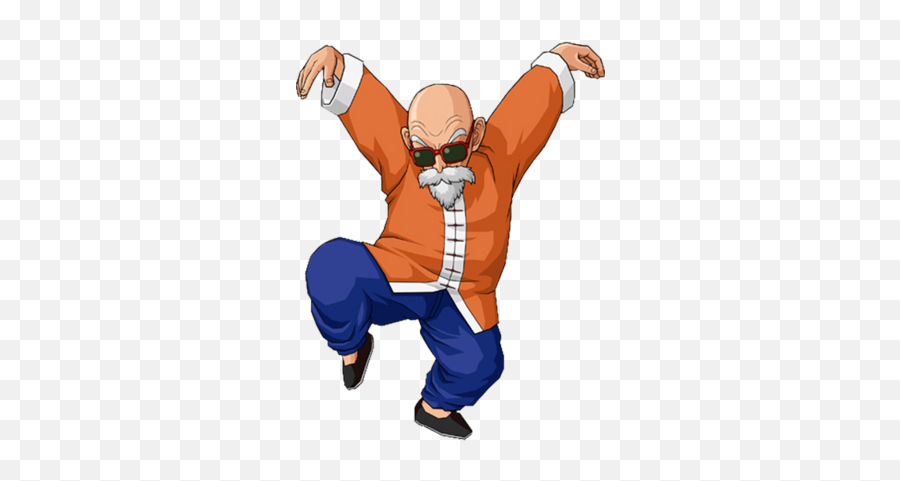 Most Pervy Anime Character - Dragon Ball Z Master Roshi Emoji,Pervy Emojis