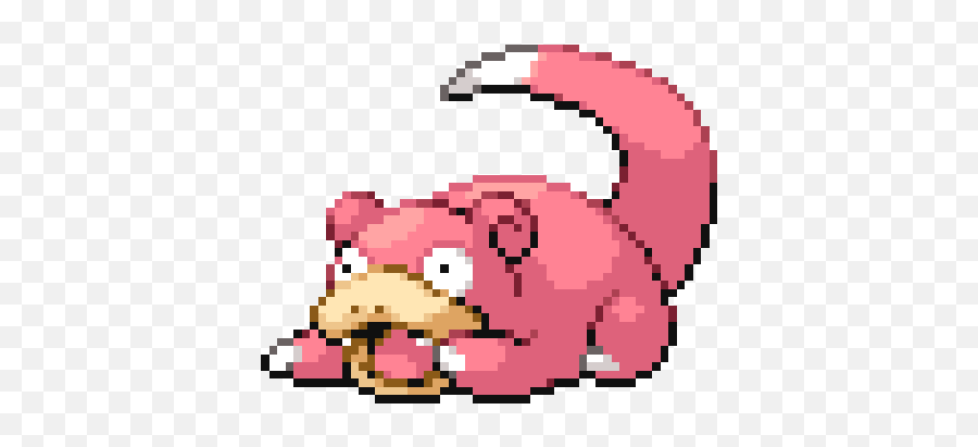 Nomakeup - Slowpoke Pixel Art Emoji,Don't Know 64 X 64 Emoticon Gif