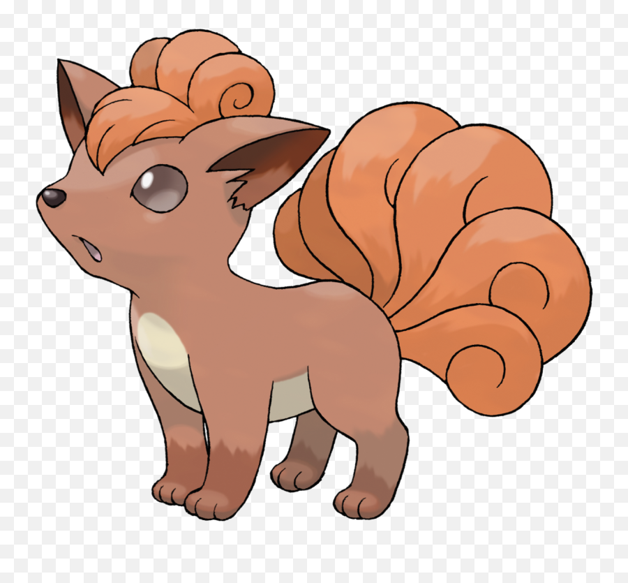 Vulpix - Pokemon Vulpix Emoji,Two Tailed Fox Emoji Destiny