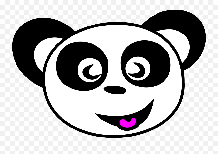 Cute Panda Bear Emoji Iphone 11 Pro Max Case - Cartoon Panda Face,Bear Emoji