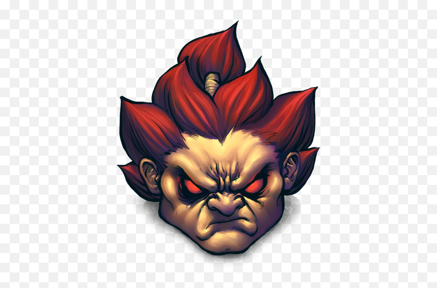 Street Fighter Akuma Icon - Akuma Street Fighter Head Emoji,Fighter Emoji