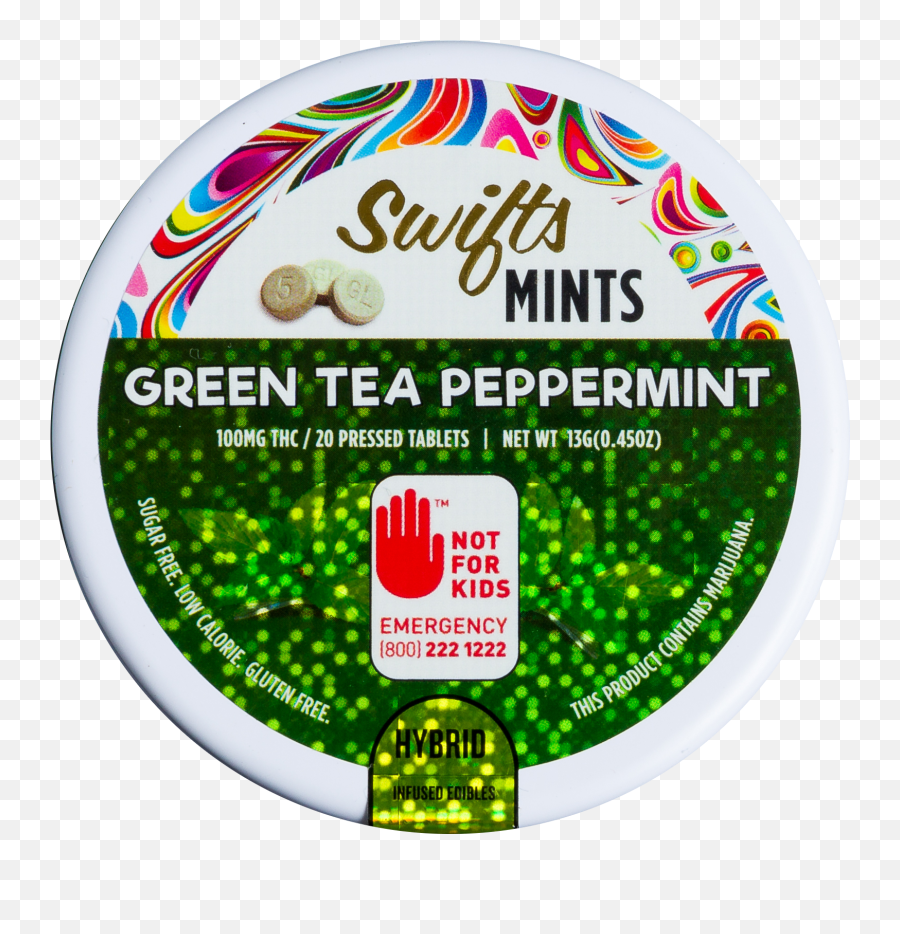 Swifts Green Tea Peppermint - Mints Swifts Cannabis Emoji,Emotion Classic With Green Tea Extract