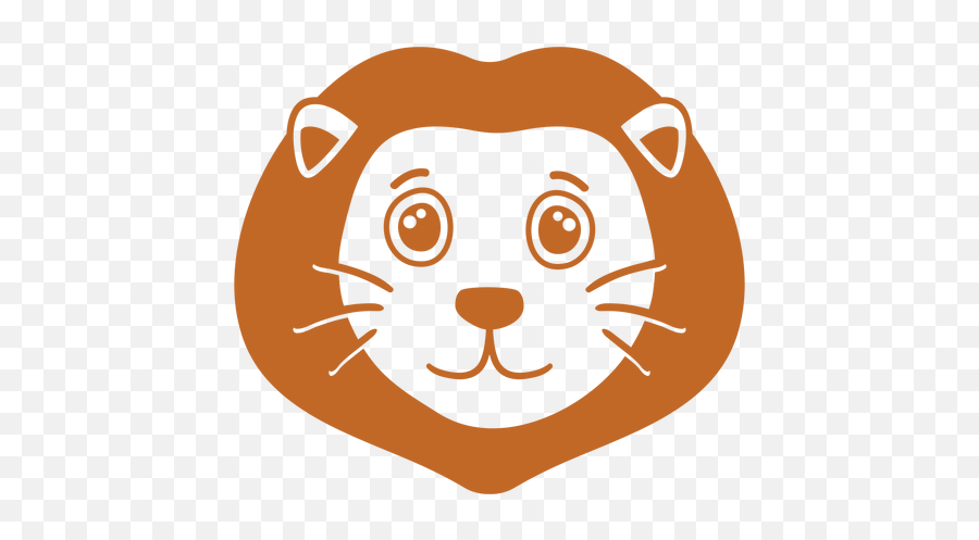 Lion Head Png Svg Transparent - Route 66 Emoji,How To Draw A Lion Emoji