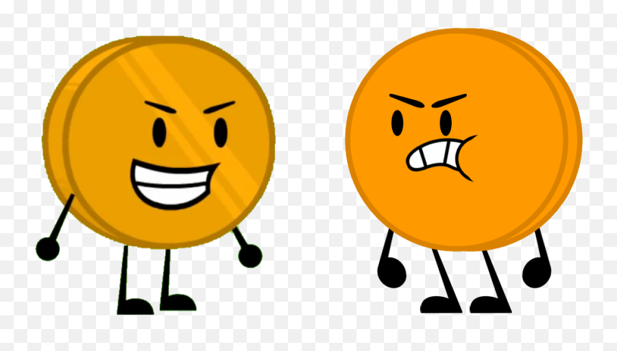 Download Firey Coiny Battle For Dream Island - Full Size Png Bfdi Coiny Png Emoji,Emoticon Battle