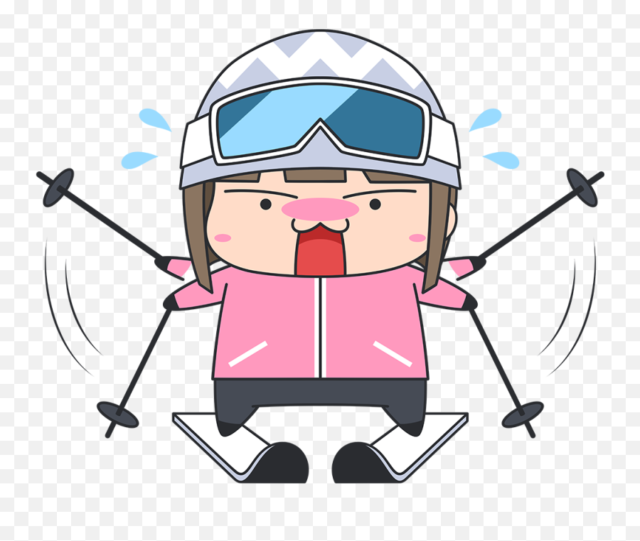 Ski Pole Emoji,Taihen Yoku Dekimashita Emoji