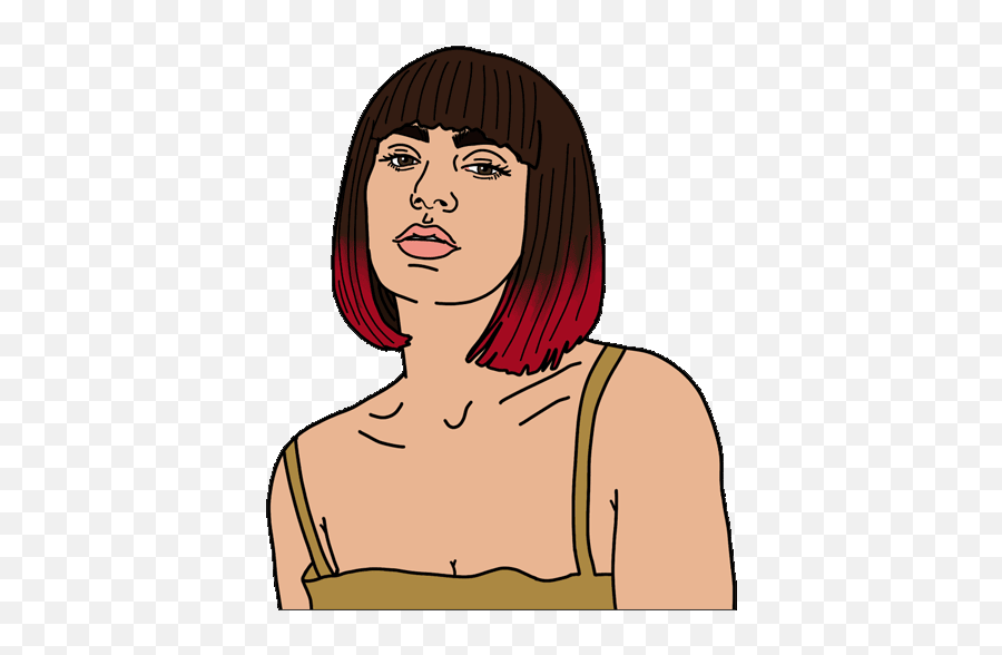 Bianca Is An Illustrator Who Can Create Gifs Or Instagram - Charli Xcx Gif Sticker Emoji,Chin Rubbing Animated Emoticon Gif