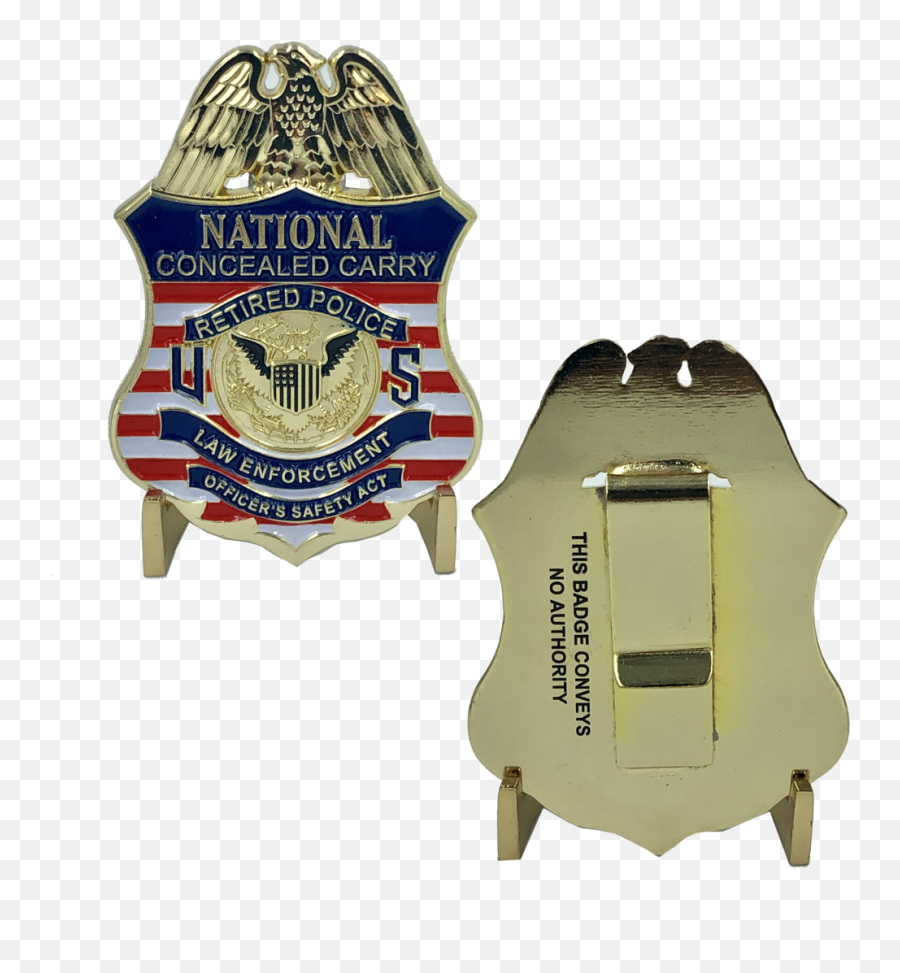 National Concealed Carry Retired Police Badge Leosa Emoji,Gumby Emoticon
