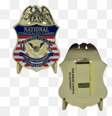 National Concealed Carry Retired Police Badge Leosa Emoji,Gumby Emoticon