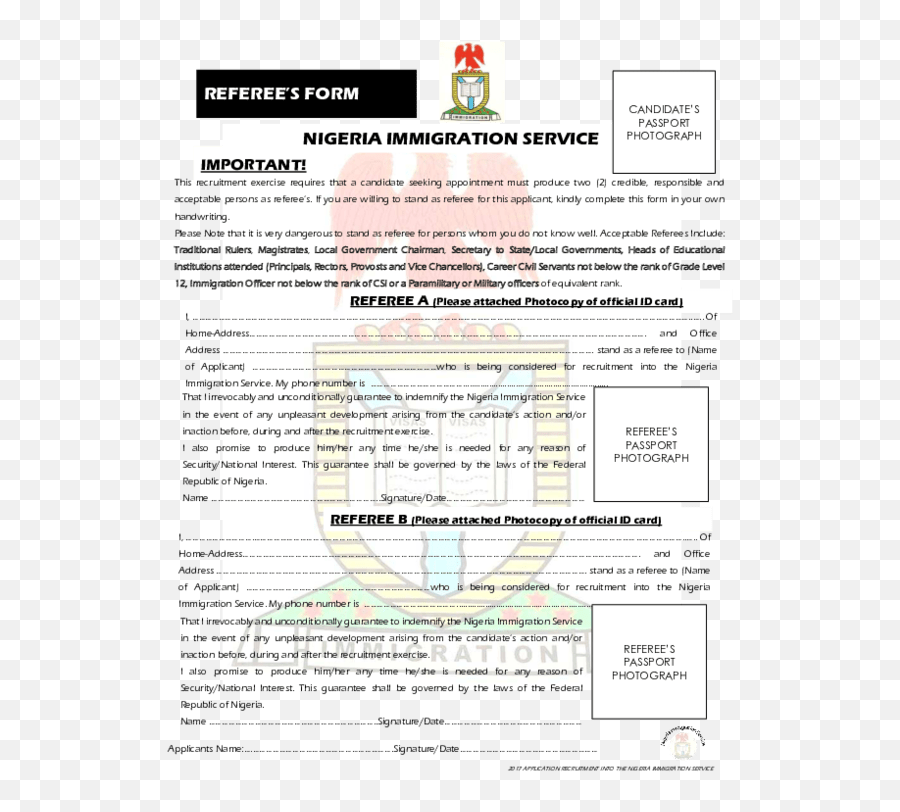 Sample Of Employee Guarantoru0027s Form In Nigeria - Guarantor Emoji,Emoticons On Paltalk