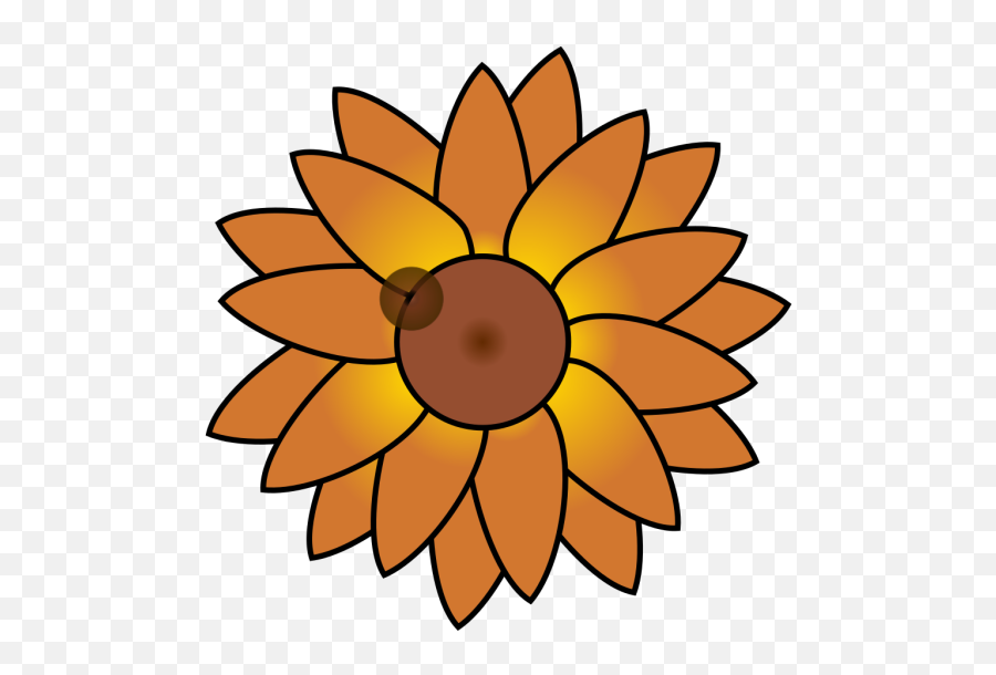 Sunflower Png Svg Clip Art For Web - Download Clip Art Png Emoji,Iphone Sunflower Emoji Transparent