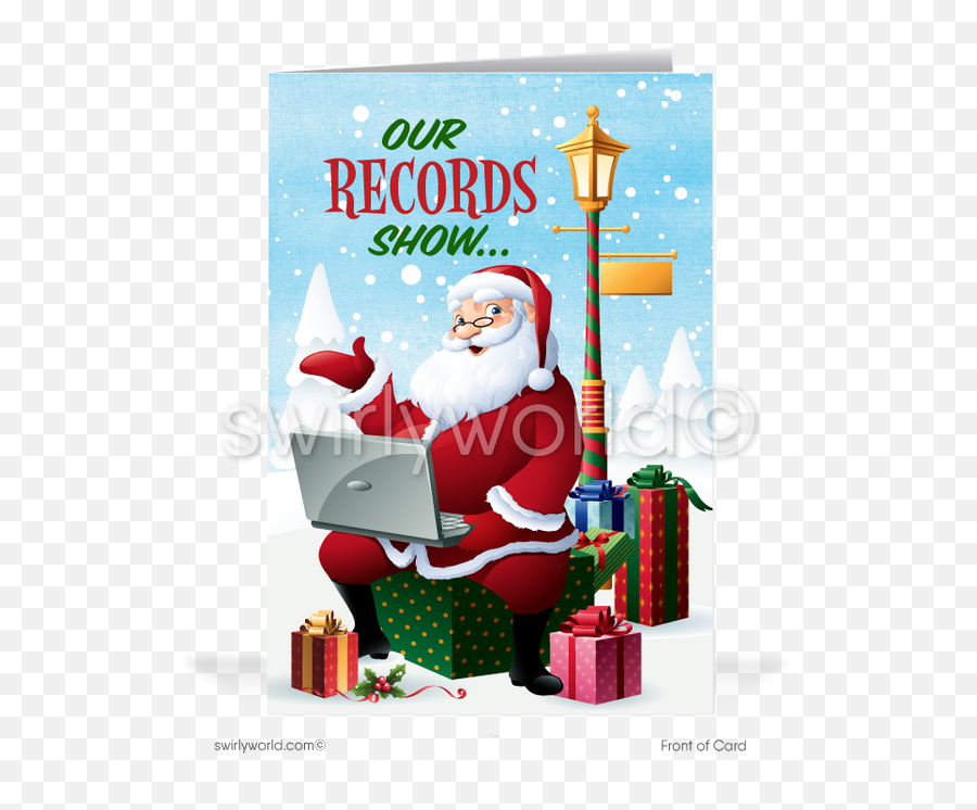 Humorous Holiday Tagged Cartoon Santa - Swirlyworlddesign Emoji,Sant Claus Animated Emoticon