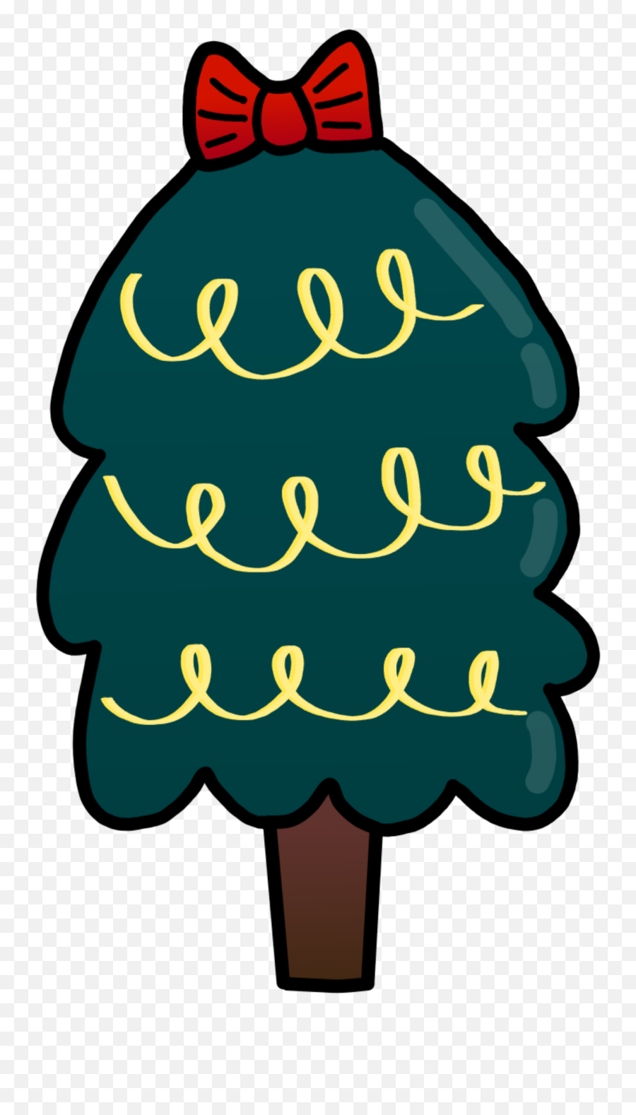 Christmastree Christmas Sticker By M E R Y E M Emoji,Christmas Emoji Discord