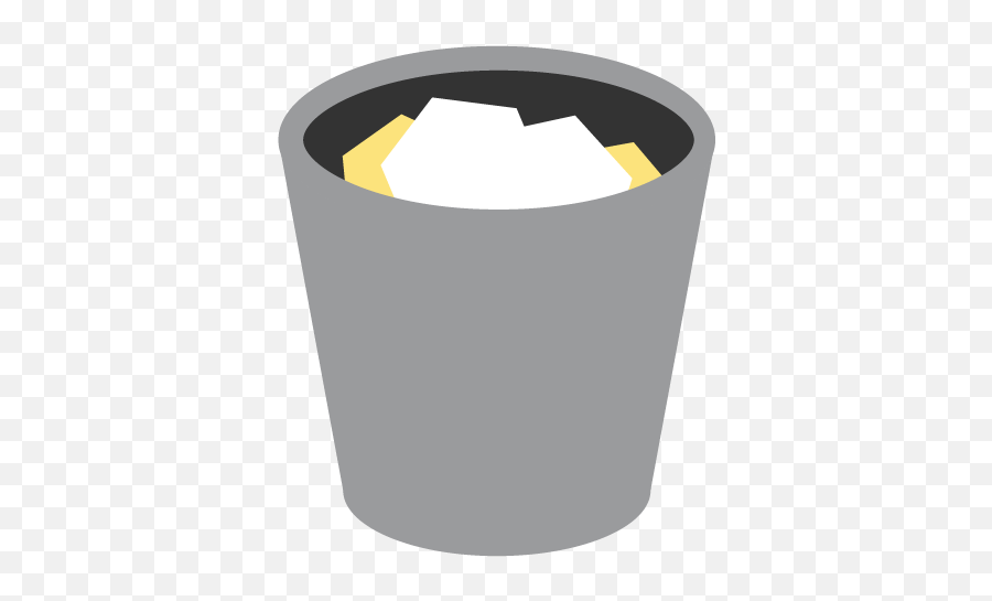 Appicns Trash Full Icon - Flat Trash Icon Png Emoji,Trash Bin Emoji