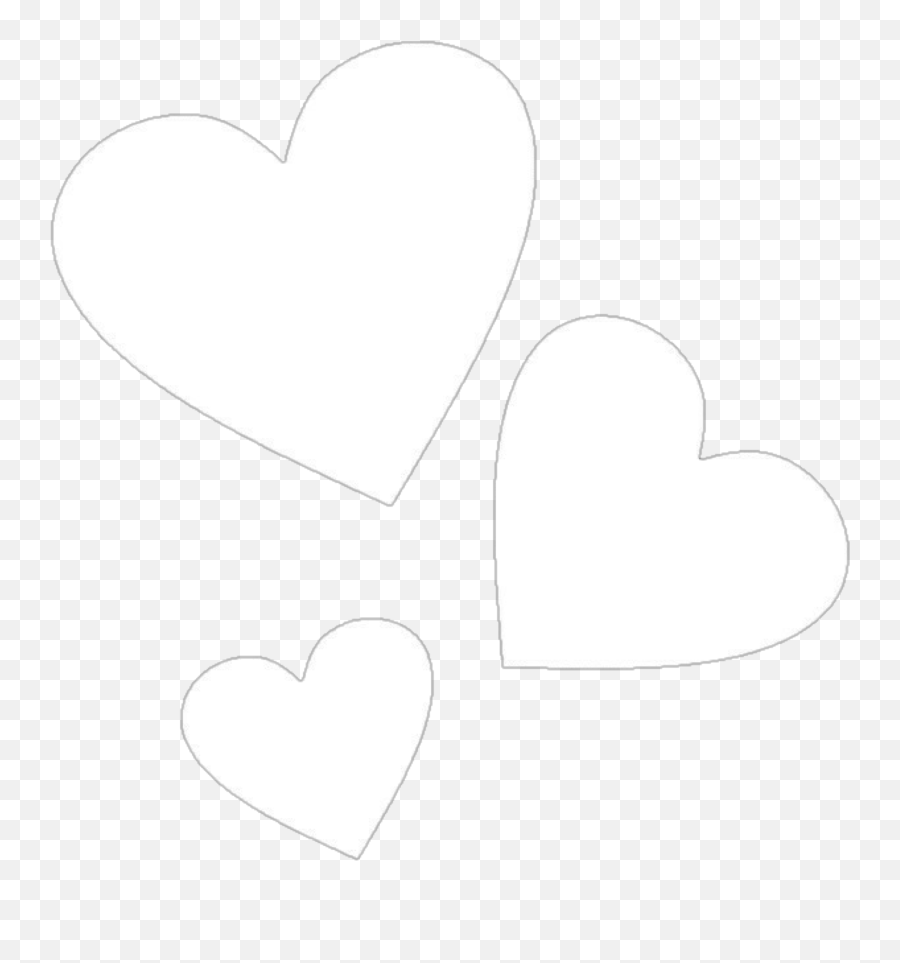 Get Black And White Cute Aesthetic - Love Symbol Photo Editing Emoji,How To Get The White Heart Emoji