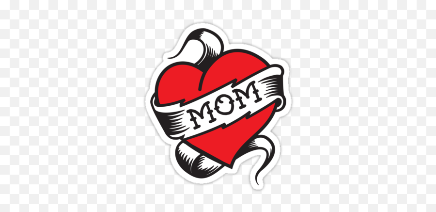Download Png Heart Tattoo - Mom Heart Tattoo Png Emoji,Emoticon Tattoo